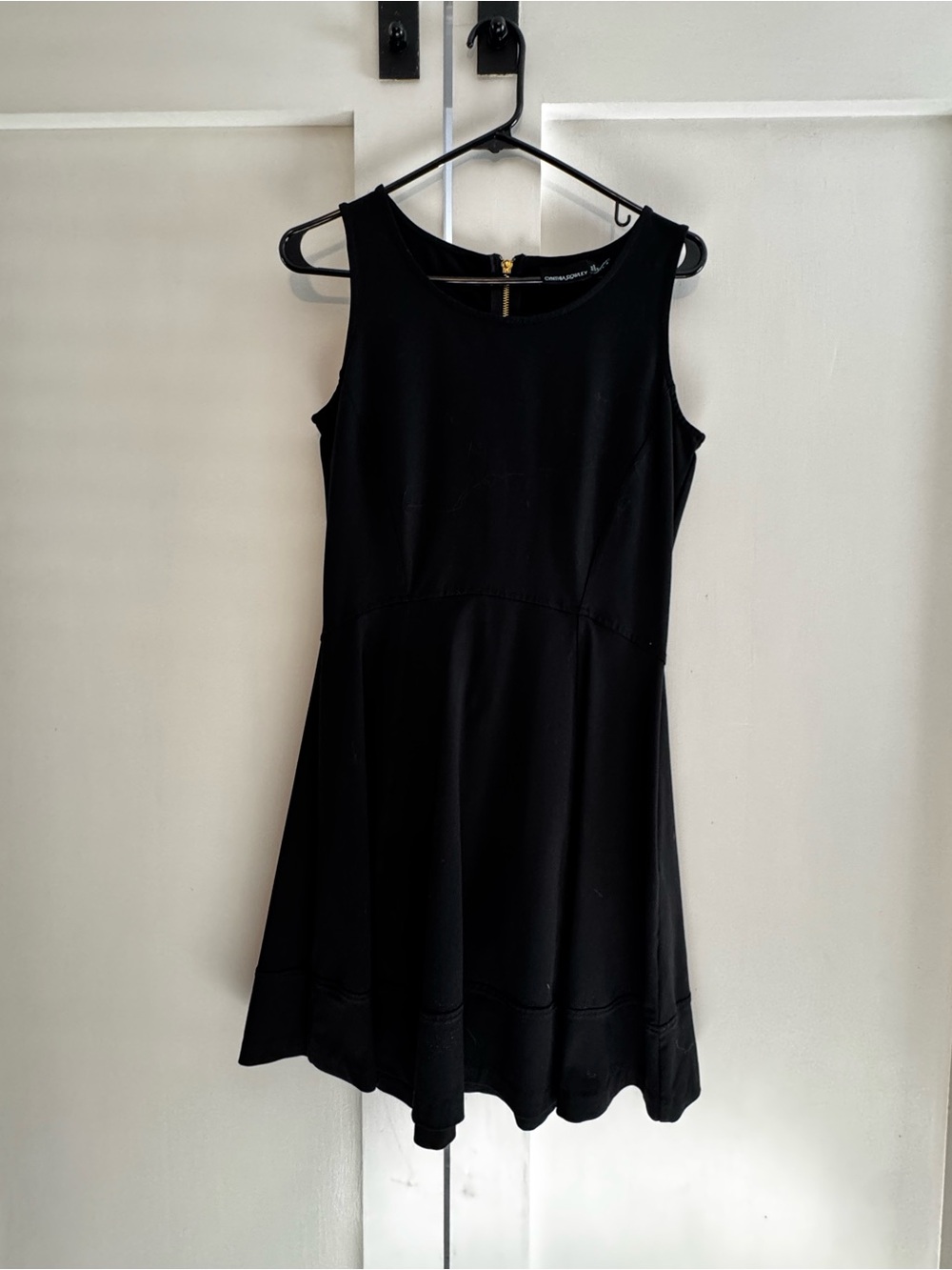 Cynthia Rowley Black Sleeveless A-Line Mini Dress